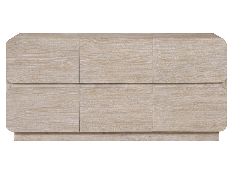 Adagio 68" Wide 2 Drawer Dresser With Mirror