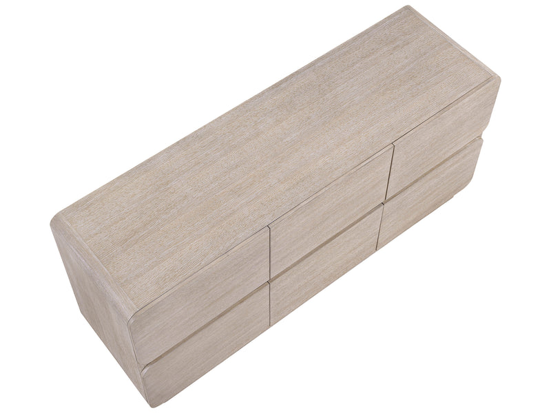 Adagio 68" Wide 2 Drawer Dresser With Mirror