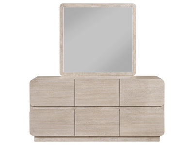 Adagio 68" Wide 2 Drawer Dresser With Mirror