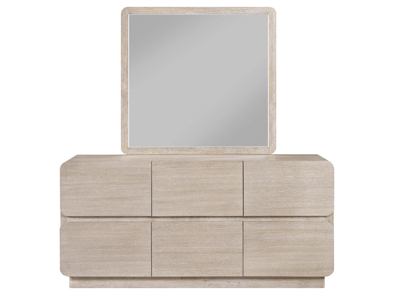 Adagio 68" Wide 2 Drawer Dresser With Mirror