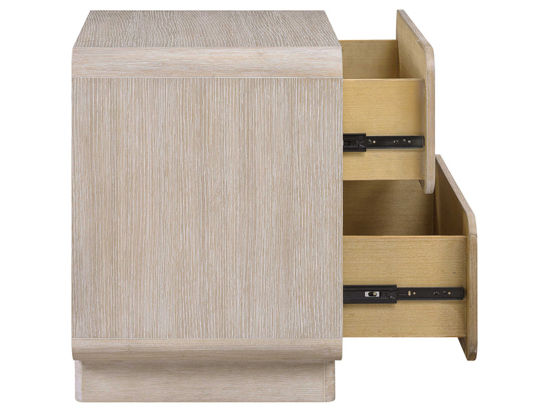 Adagio 26" Tall 2 Drawer Nightstand