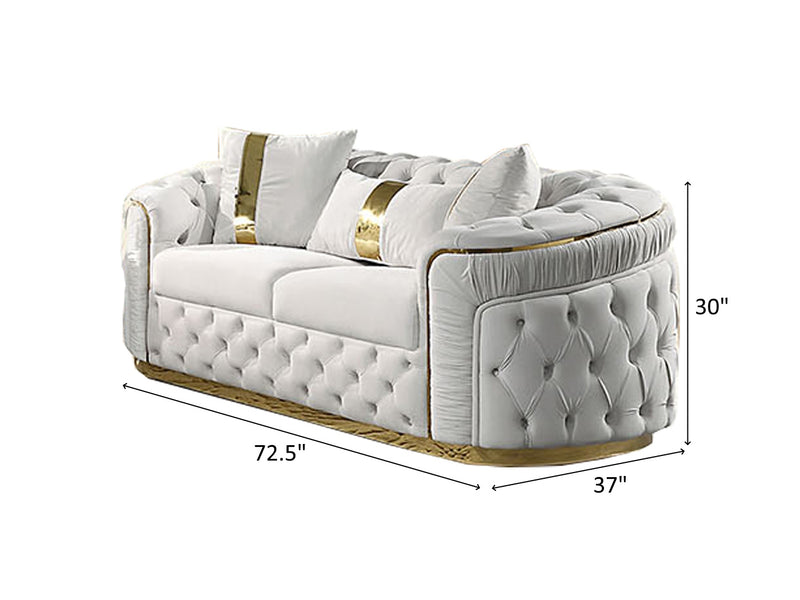 Adelpha Tufted Living Room Set