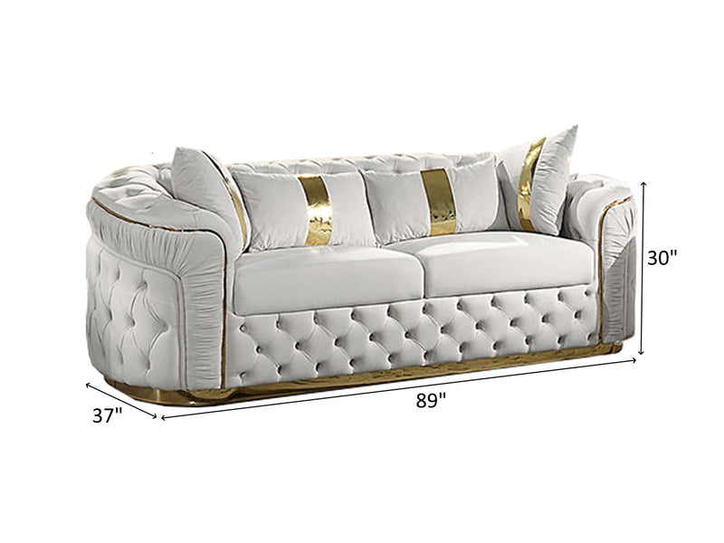 Adelpha Tufted Living Room Set