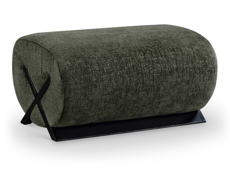 Akira 31.5" Wide Fabric Upholstered Ottoman