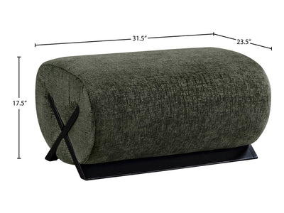 Akira 31.5" Wide Fabric Upholstered Ottoman