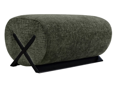 Akira 31.5" Wide Fabric Upholstered Ottoman