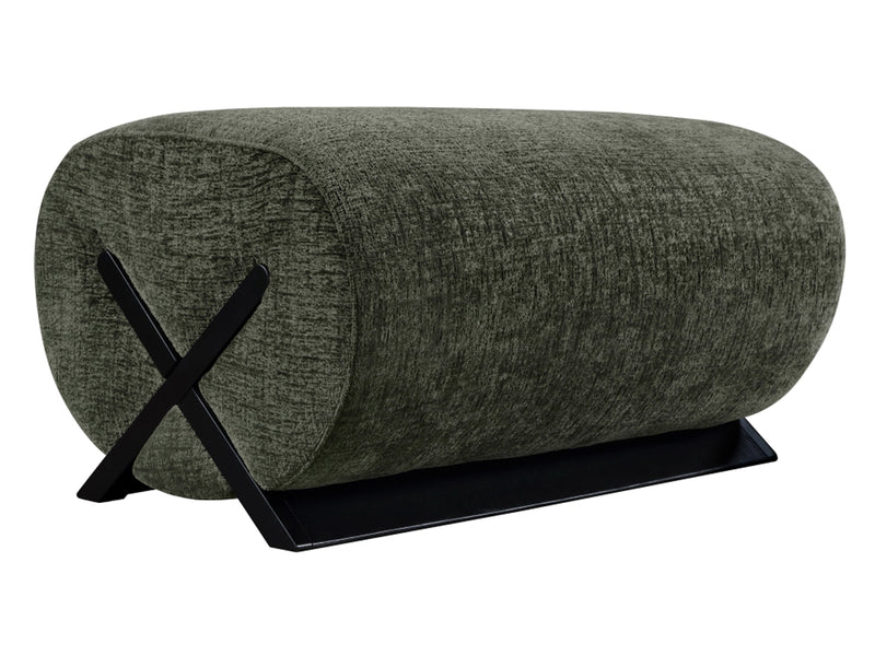 Akira 31.5" Wide Fabric Upholstered Ottoman