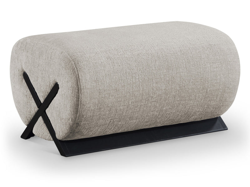 Akira 31.5" Wide Fabric Upholstered Ottoman