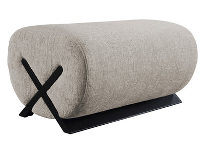 Akira 31.5" Wide Fabric Upholstered Ottoman