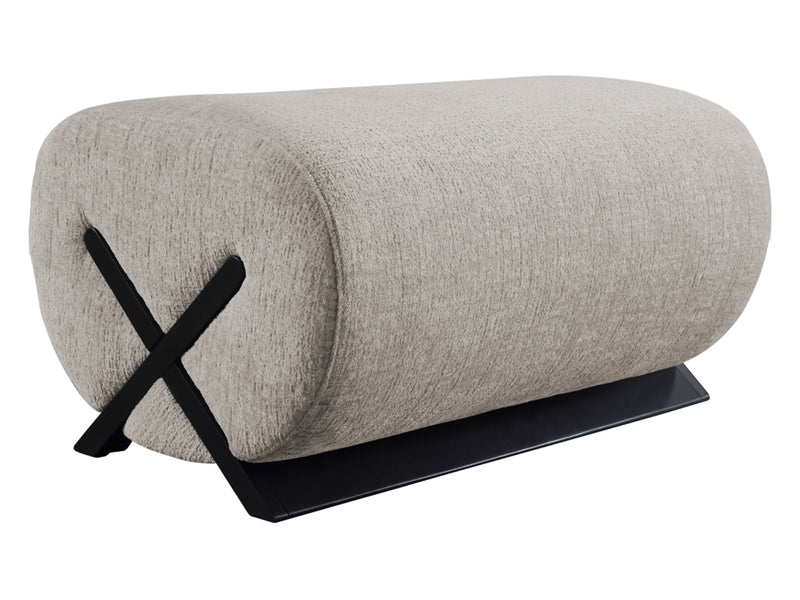 Akira 31.5" Wide Fabric Upholstered Ottoman