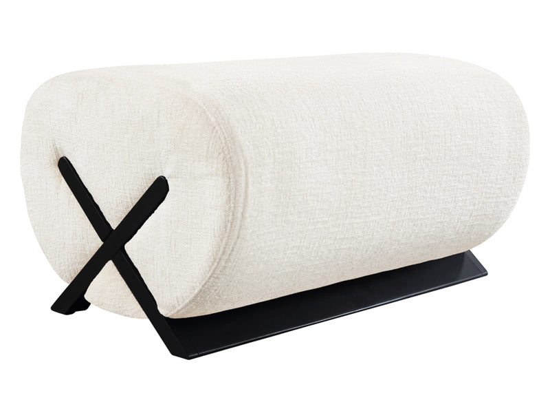 Akira 31.5" Wide Fabric Upholstered Ottoman