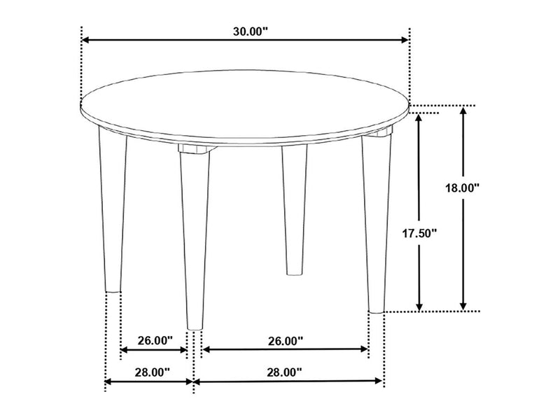Aldis 30" Wide Coffee Table