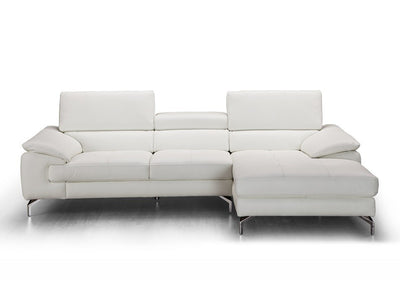 Alicee 105" Wide Leather Sectional