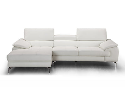 Alicee 105" Wide Leather Sectional