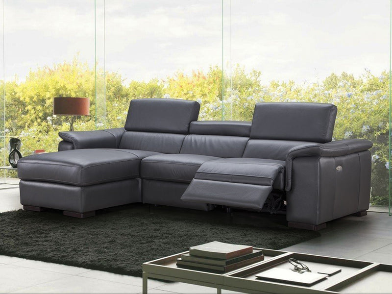 Allegra Premium 113" / 69" Wide Leather Sectional