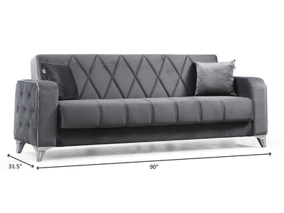 Efes 90" Wide Convertible Sofa