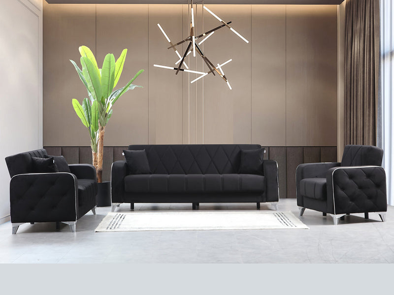 Efes 90" Wide Convertible Sofa