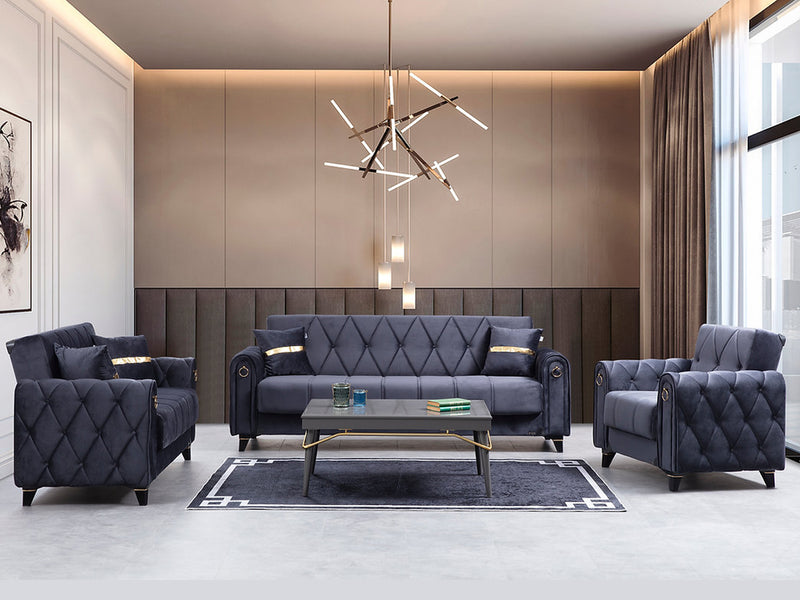 Istanbula 90" Wide Convertible Sofa
