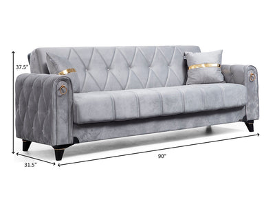 Istanbula 90" Wide Convertible Sofa