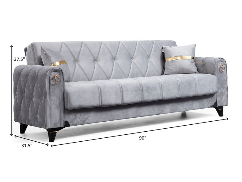 Istanbula 90" Wide Convertible Sofa