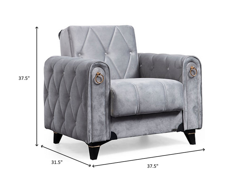 Istanbula 37.5" Wide Convertible Armchair
