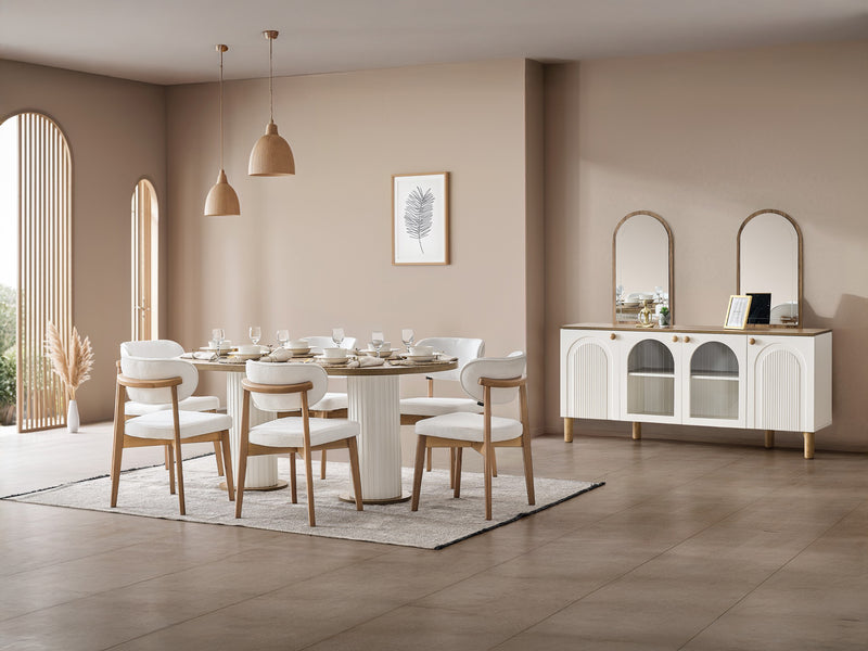 Bohem 6 Person Dining Room Set