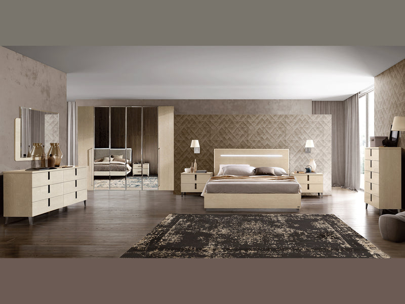 Ambra 68" Wide 6 Drawer Dresser With Mirror
