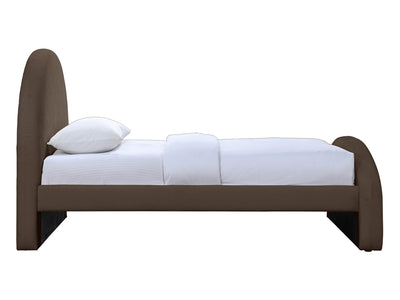 Andaz Chenille Fabric Upholstered Twin Platform Bed