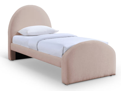Andaz Chenille Fabric Upholstered Twin Platform Bed
