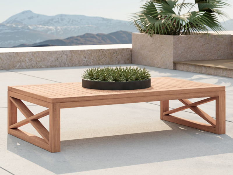 Anguilla 55.5" Wide Patio Coffee Table
