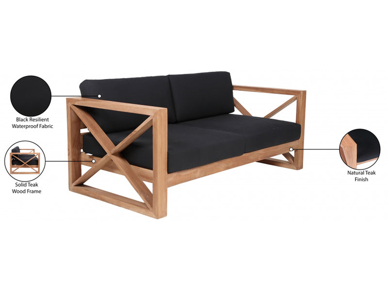 Anguilla 65" Wide Patio Loveseat