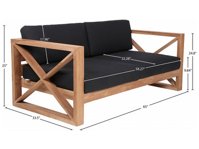 Anguilla 65" Wide Patio Loveseat