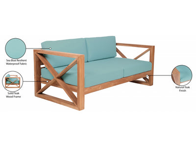Anguilla 65" Wide Patio Loveseat