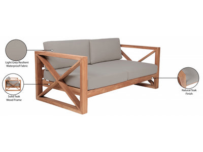 Anguilla 65" Wide Patio Loveseat