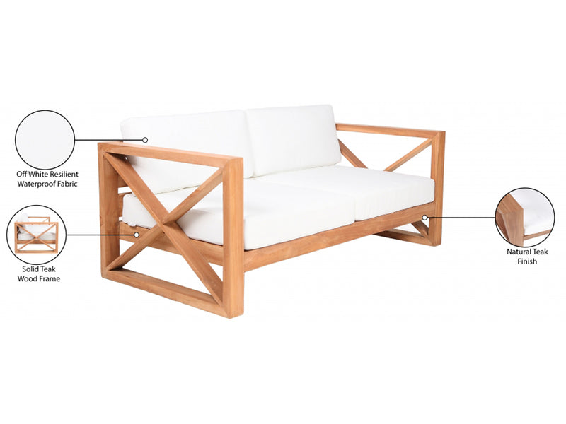 Anguilla 65" Wide Patio Loveseat