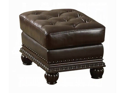 Anondale Top Grain Traditional Leather Living Room Set