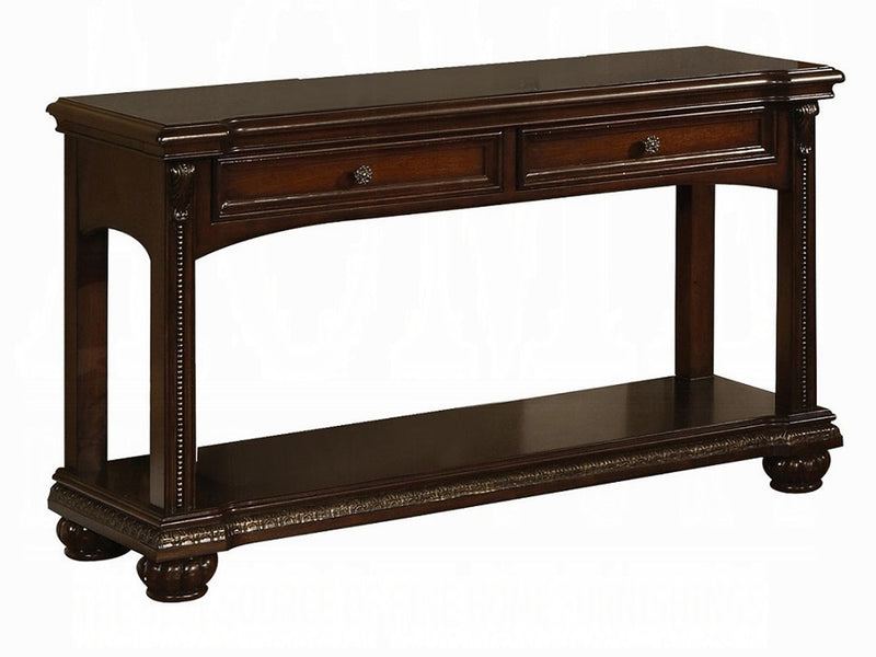 Anondale Top Grain Traditional Leather Living Room Set