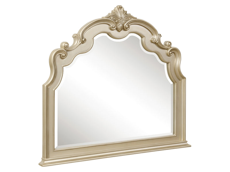 Antoinetta 70.7" Wide 9 Drawer 2 Door Traditional Dresser With Mirror