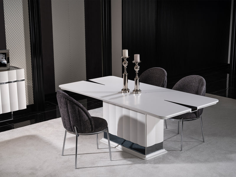 Aqua 6-8 Person Dining Room Set