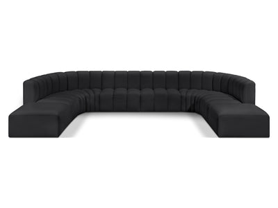 Arc 161" Wide Vegan Leather U Sectional