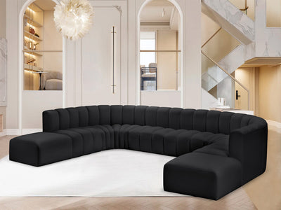 Arc 161" Wide Vegan Leather U Sectional