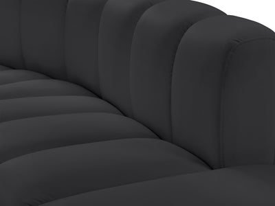 Arc 145" Wide Vegan Leather Modular S Sectional