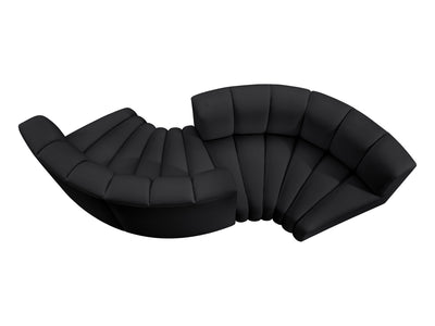 Arc 108" Wide Vegan Leather Modular S Sectional