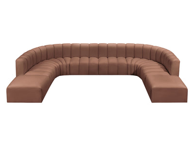 Arc 161" Wide Vegan Leather U Sectional