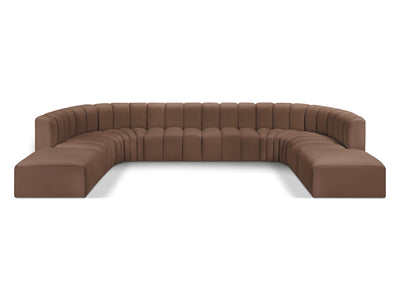 Arc 161" Wide Vegan Leather U Sectional