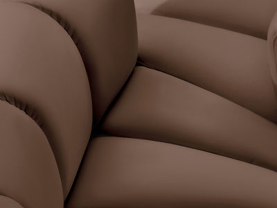 Arc 108" Wide Vegan Leather Modular S Sectional