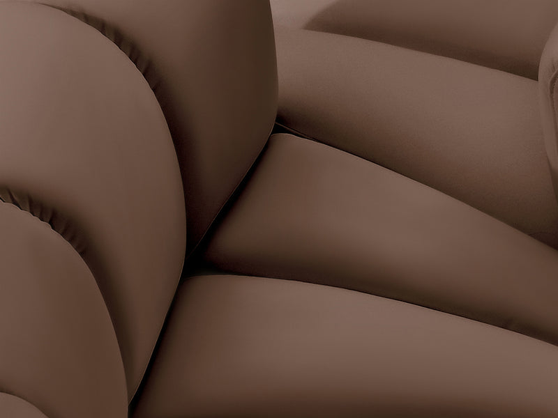 Arc 108" Wide Vegan Leather Modular S Sectional