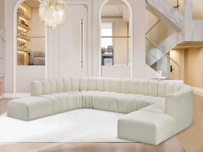 Arc 161" Wide Vegan Leather U Sectional