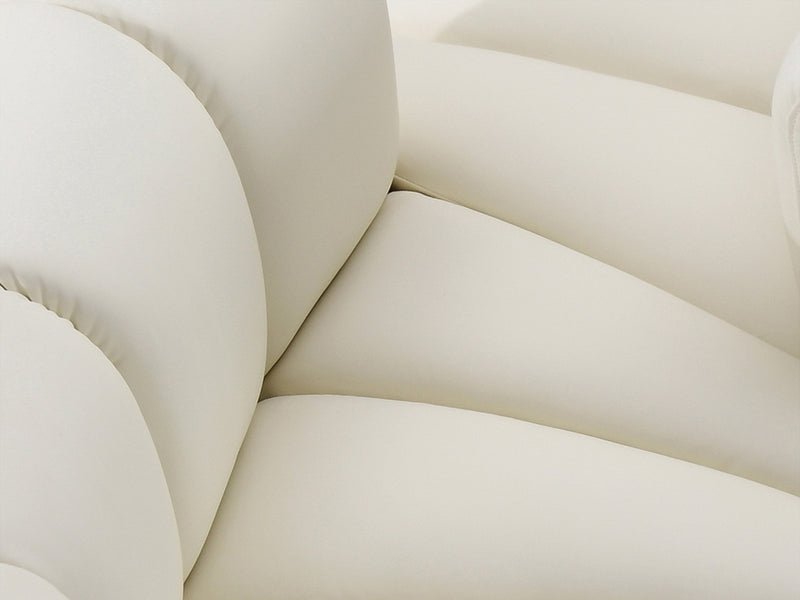 Arc 108" Wide Vegan Leather Modular S Sectional