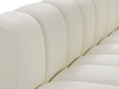 Arc 145" Wide Vegan Leather Modular S Sectional